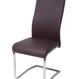 Accord-Brown-Silver Dining Chair