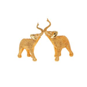 Happy Elephant (Large) Statues – Set of 2 (Same Colour)