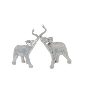 Happy Elephant (Regular) Statues – Set of 2 (Same Colour)