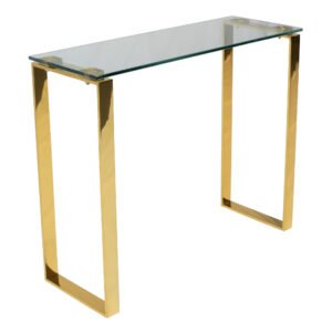 Delta Gold Console Table - Regular Size