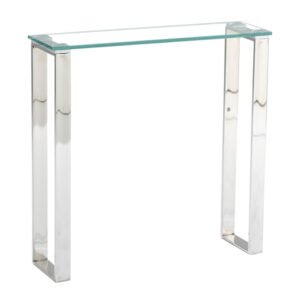 Delta Silver Console Table - Slim Size
