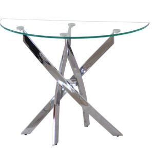 Genesis Silver Console Table