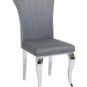 Lincoln Dining Chair - Silver - Grey-Silver
