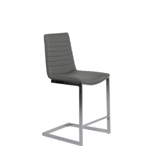 Pringle Pub Chair - Grey-Silver