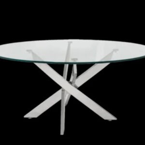 Genesis Silver Oval Coffee Table