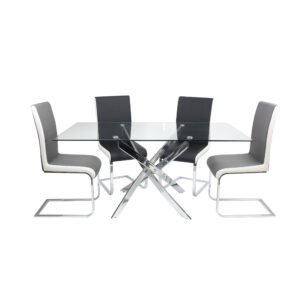 Genesis & Anne Contemporary Dining Set