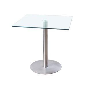 Hurricane Dining Table - Clear Glass