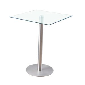 Hurricane Bar Table - Clear Glass