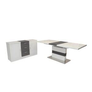 Maxwell & Axis Grey Dining Set