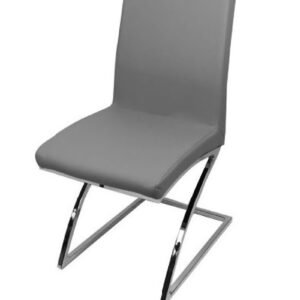 Monalisa Dining Chair - Silver - Grey-Silver