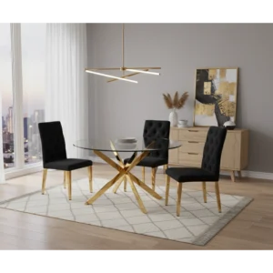 Genesis & Roma Luxe Round Dining Set