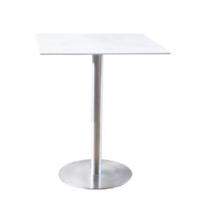 Hurricane Bar Table - Marble Finished Glass