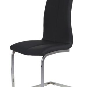 Victory Dining Chair - Silver - Black-Silver